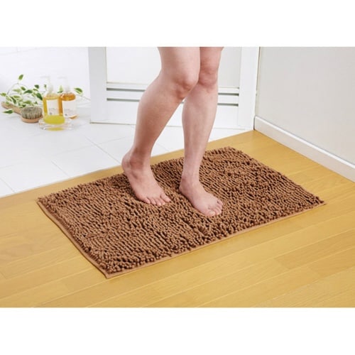 バスマット 大判 ライトブラウン