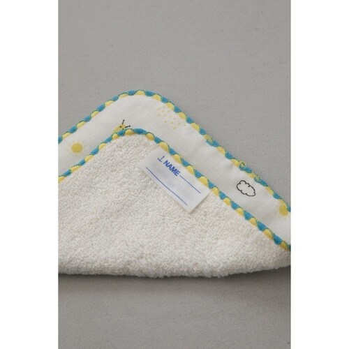 ミニタオル ガーゼミニハンカチ サックス