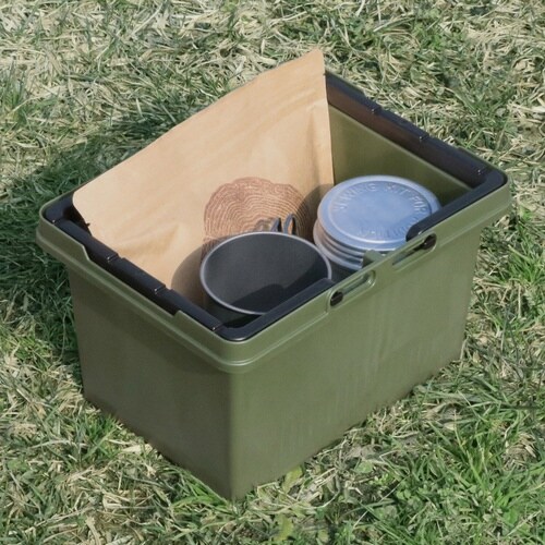 小物収納 セパレートバスケット25 グリーン