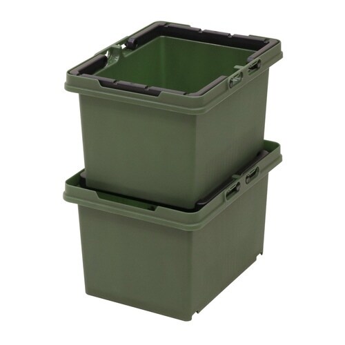 小物収納 セパレートバスケット25 グリーン