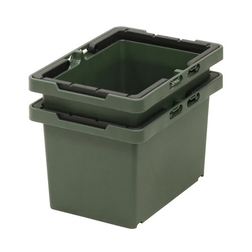 収納バスケット セパレートバスケット45 グリーン