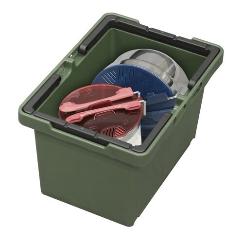 収納バスケット セパレートバスケット45 グリーン