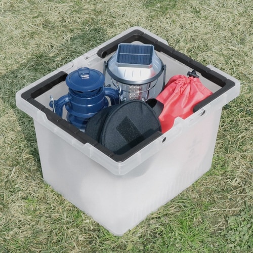 収納ボックス セパレートバスケット75 クリア