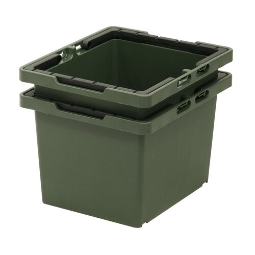 収納ボックス セパレートバスケット75 グリーン