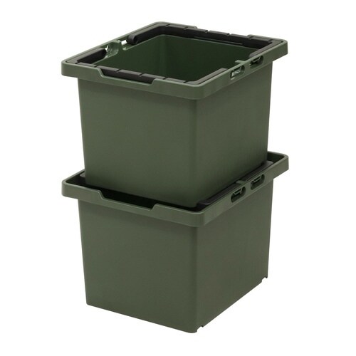 収納ボックス セパレートバスケット75 グリーン