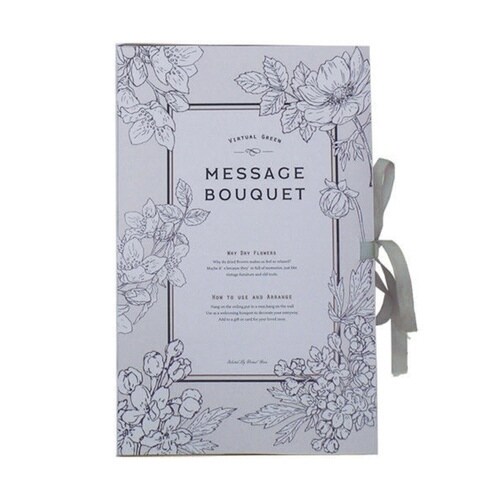 ドライフラワー メッセージブーケ イエロー