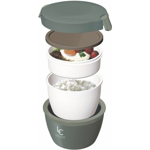 弁当箱 保温 800ml ランタス グレー