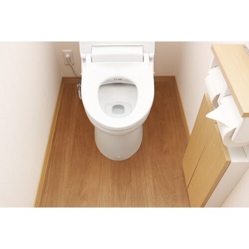 トイレマット 吸着 抗菌 木目調