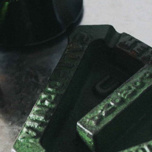 卓上灰皿 トライアングル グリーン