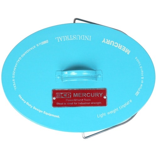 バケツ オーバル ふた付き 15L ブルー