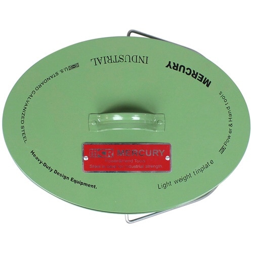 バケツ オーバル ふた付き 15L カーキ