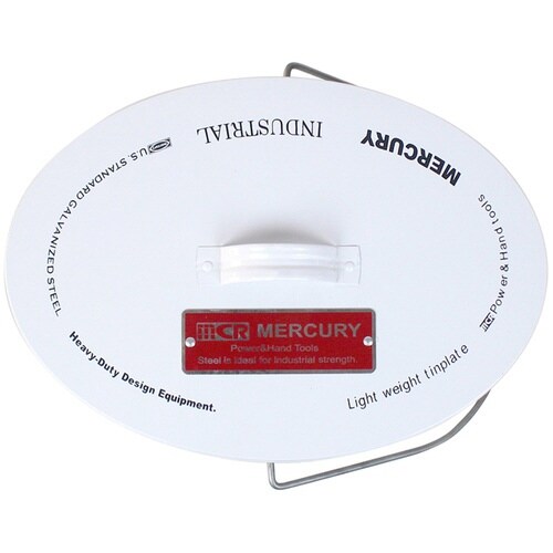 バケツ オーバル ふた付き 15L ホワイト