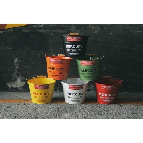 バケツ ブリキ スモール 5L マットブラック