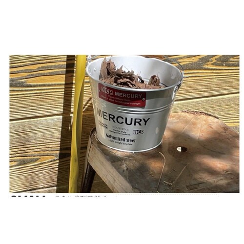 バケツ ブリキ スモール 5L ホワイト