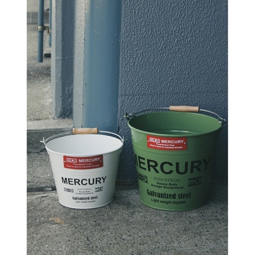 バケツ ブリキ スモール 5L ホワイト