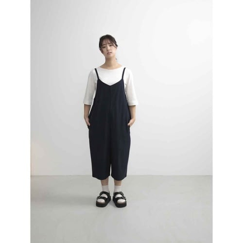 エプロン 無地 ネイビー