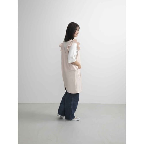 エプロン スモークピンク