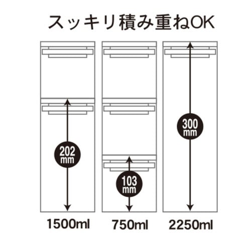 保存容器 750ml HAUS ドライキャニスター