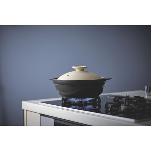 土鍋 8号 Karl IH対応 軽量土鍋 ベージュ