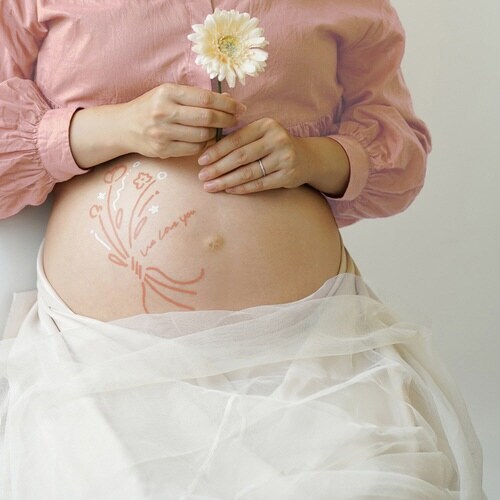 マタニティフォト NICE to フラワー