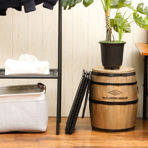 アウトドアチェア 折りたたみ ブラック