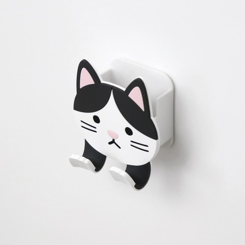 フック 吸着 スティッキーフックポケット ハチワレ