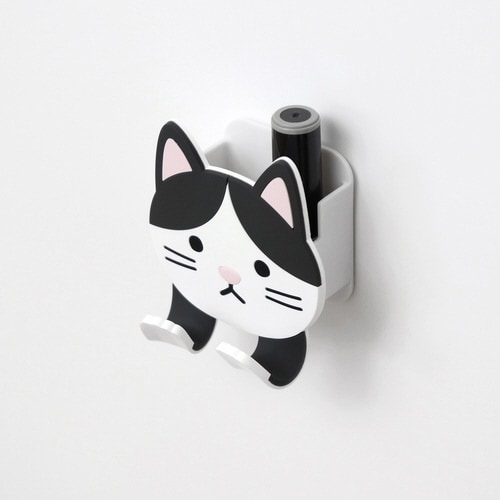 フック 吸着 スティッキーフックポケット ハチワレ