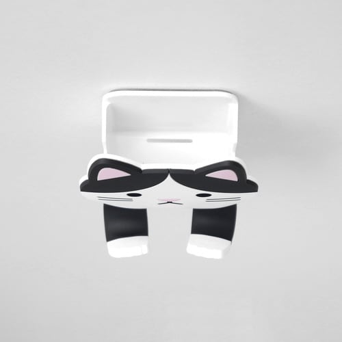 フック 吸着 スティッキーフックポケット ハチワレ