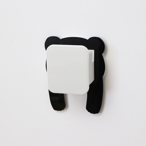 フック 吸着 スティッキーフックポケット パンダ