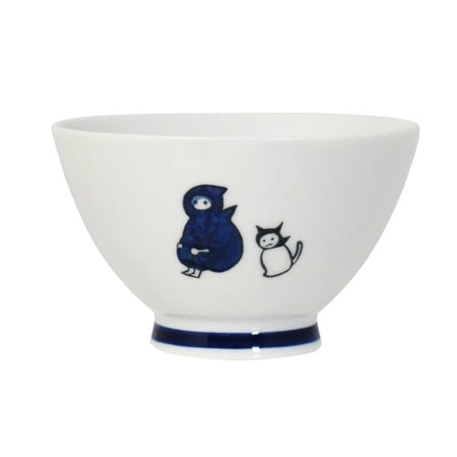 飯碗 10cm KYU−JITSU 陶磁器 忍者