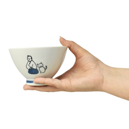 飯碗 10cm KYU−JITSU 陶磁器 侍