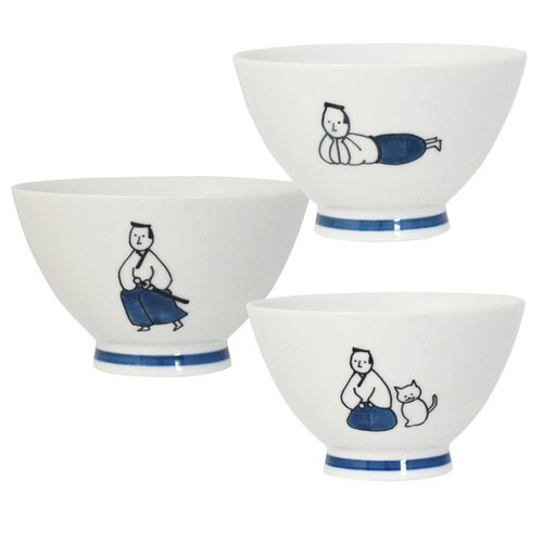 飯碗 10cm KYU−JITSU 陶磁器 侍