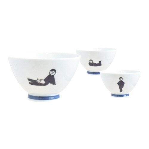 飯碗 10cm KYU−JITSU サラリーマン