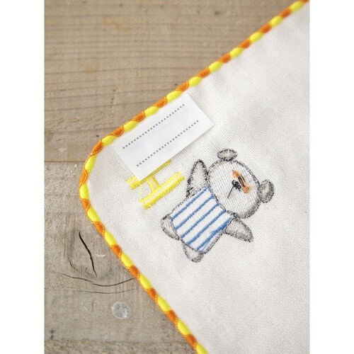 ハンドタオル こぐまちゃん イニシャル H