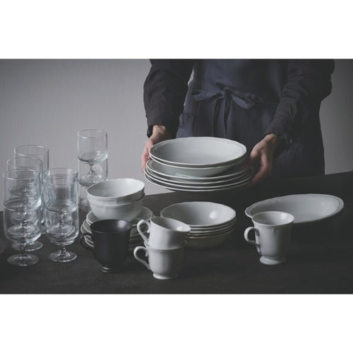 プレート 16.5cm 梨花 磁器 ホワイト