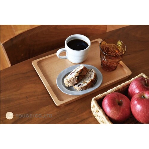 トレー 22cm S 木のトレー 木製 ビーチ