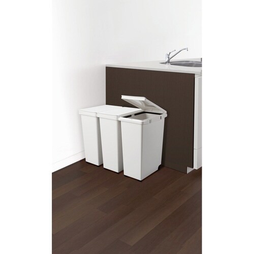 ゴミ箱 60L 20L×3分別 ホワイト