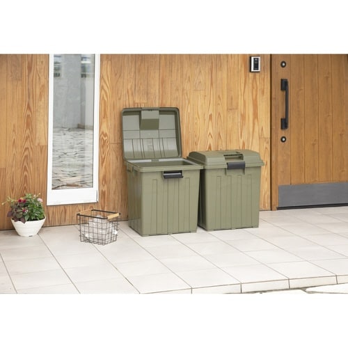 ゴミ箱 90L 屋外兼用 カーキ