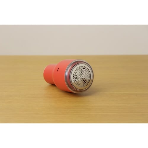 毛玉取り器 ルビンルーク 充電式 レッド
