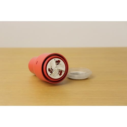 毛玉取り器 ルビンルーク 充電式 レッド