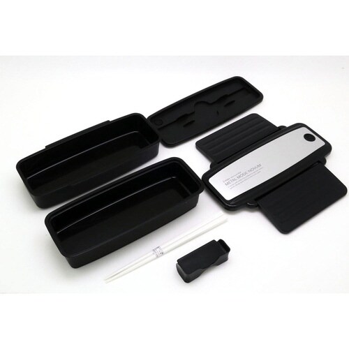 弁当箱 2段 860ml シルバー