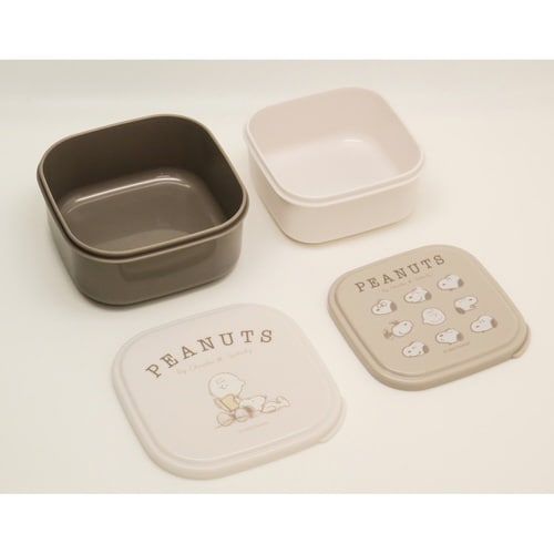 弁当箱 シール容器 2個セット PEANUTS