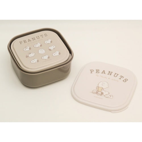 弁当箱 シール容器 2個セット PEANUTS