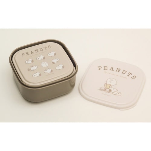 弁当箱 シール容器 2個セット PEANUTS