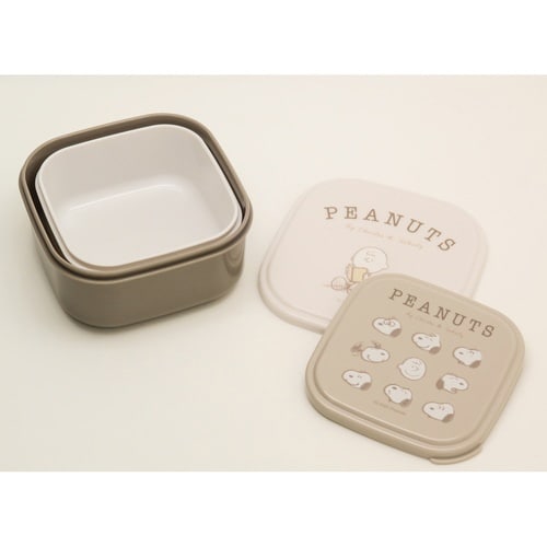 弁当箱 シール容器 2個セット PEANUTS