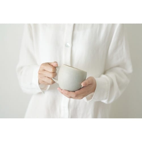マグカップ 320ml カレット 磁器 グレー
