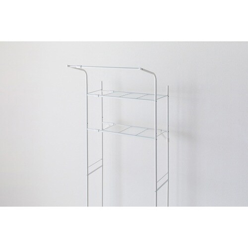 ランドリーラック ハンガーバー付き マットホワイト