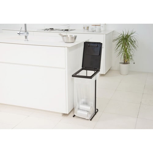 ゴミ箱 45L ユニード ゴミ袋ホルダー ブラック