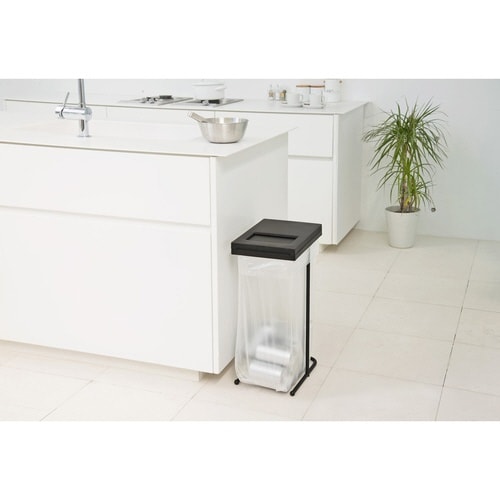 ゴミ箱 45L ユニード ゴミ袋ホルダー ブラック