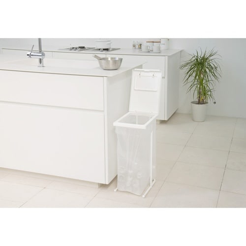 ゴミ箱 45L ユニード ゴミ袋ホルダー ホワイト